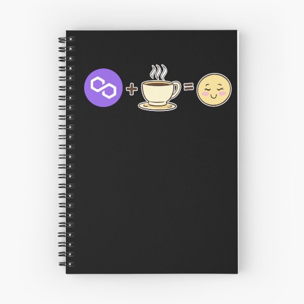 Item preview, Polygon Crypto and Coffee equals happy cute kawaii MATIC cryptocurrency  designed and sold by Bitcoin-Fashion.