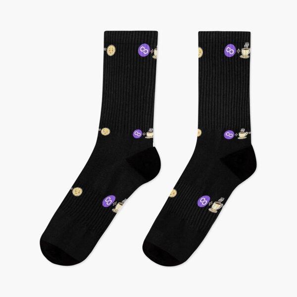 Item preview, Polygon Crypto and Coffee equals happy cute kawaii MATIC cryptocurrency  designed and sold by Bitcoin-Fashion.