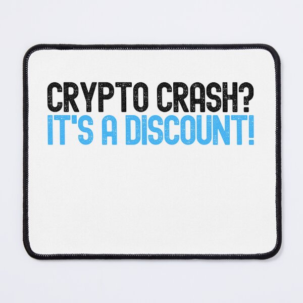 Item preview, Crypto Crash - Funny Crypto Shirt, Cryptocurrency Quote designed and sold by nft-millionaire.