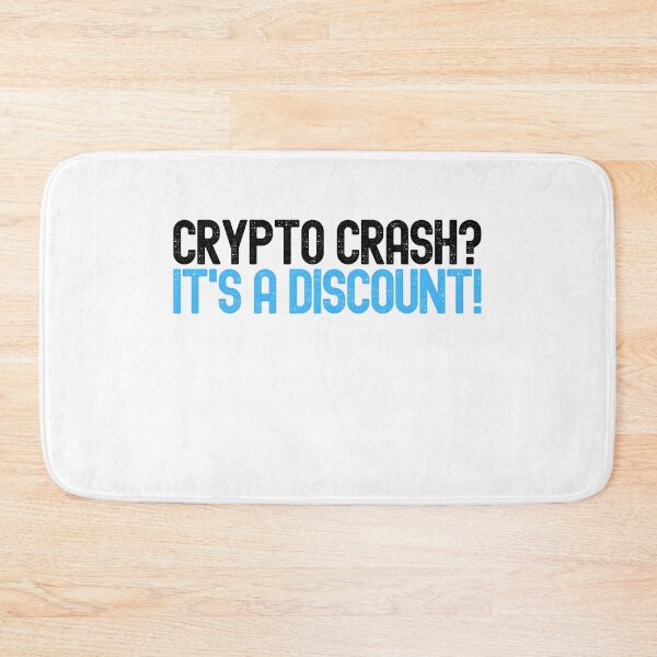 Item preview, Crypto Crash - Funny Crypto Shirt, Cryptocurrency Quote designed and sold by nft-millionaire.