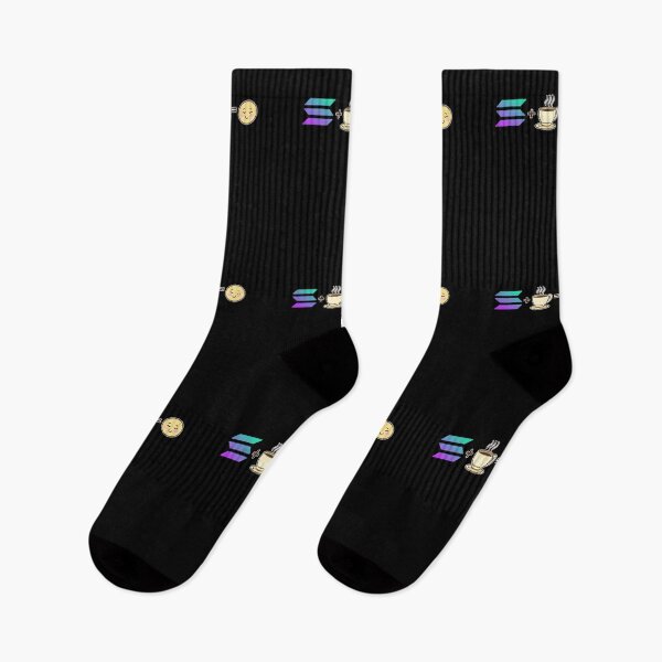Item preview, Solana Crypto and Coffee equals happy cute kawaii SOL cryptocurrency  designed and sold by Bitcoin-Fashion.