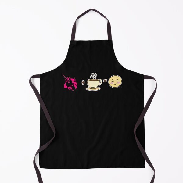 Item preview, Uniswap Crypto and Coffee equals happy cute kawaii UNI cryptocurrency designed and sold by Bitcoin-Fashion.