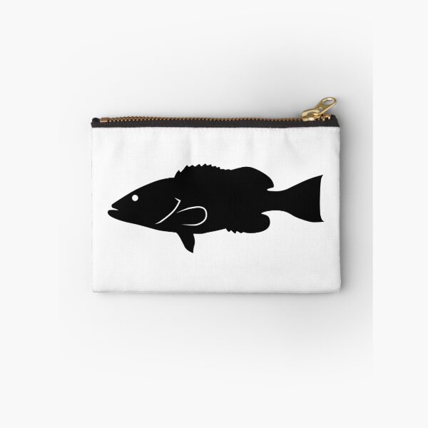 Item preview, Gag Grouper Fish Silhouette (Black) designed and sold by SandpiperDesign.