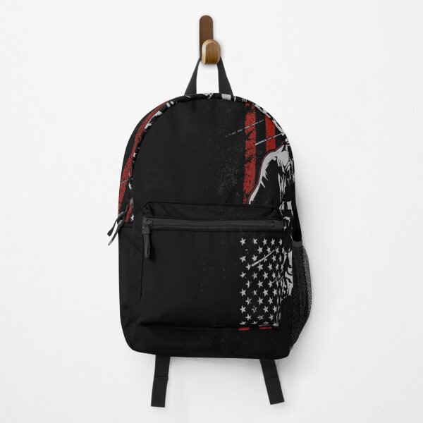 Item preview, Soldier with flag, black print designed and sold by Firetree.