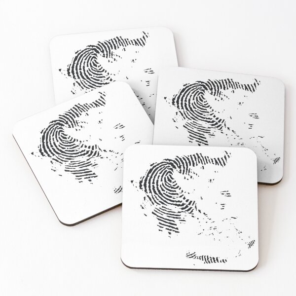 Item preview, Map of Greece with Fingerprint designed and sold by allincrete.