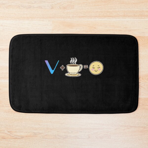 Item preview, VeChain Crypto and Coffee equals happy cute kawaii VET cryptocurrency  designed and sold by Bitcoin-Fashion.