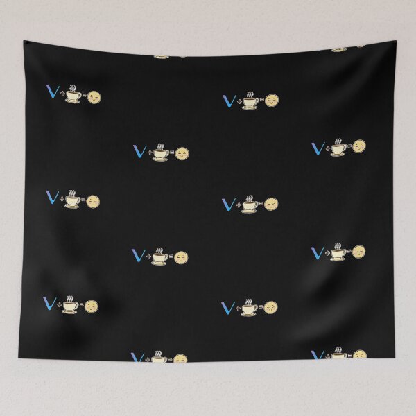 Item preview, VeChain Crypto and Coffee equals happy cute kawaii VET cryptocurrency  designed and sold by Bitcoin-Fashion.