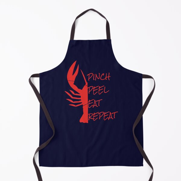 Item preview, Pinch. Peel. Eat. Repeat. It's Time to Eat Crawfish. Red Lettering designed and sold by PirateAvocado.