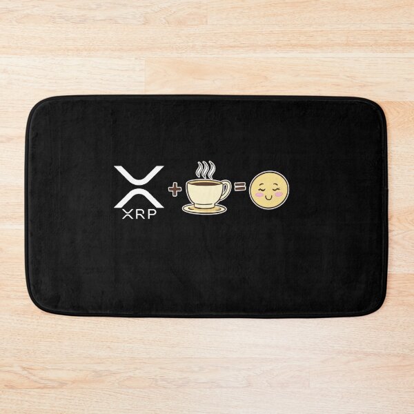 Item preview, XRP Crypto and Coffee equals happy cute kawaii cryptocurrency  designed and sold by Bitcoin-Fashion.