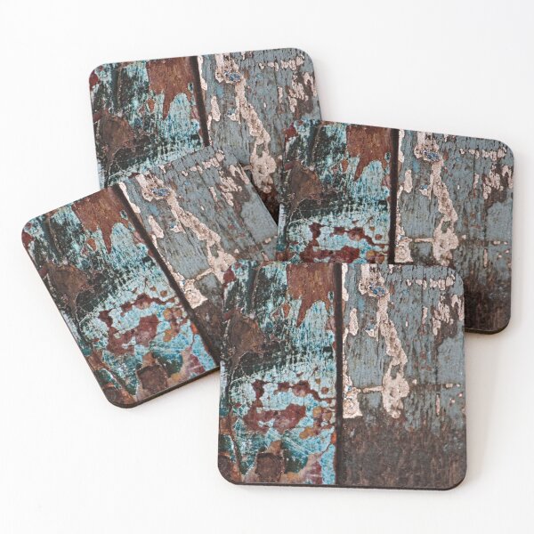 Item preview, Weathered Wooden Boards Chipped Paint Abstract Texture  designed and sold by Anna Lemos.