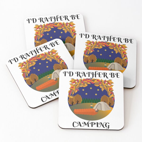 Item preview, I'd Rather Be Camping designed and sold by RichTeeDesigns.