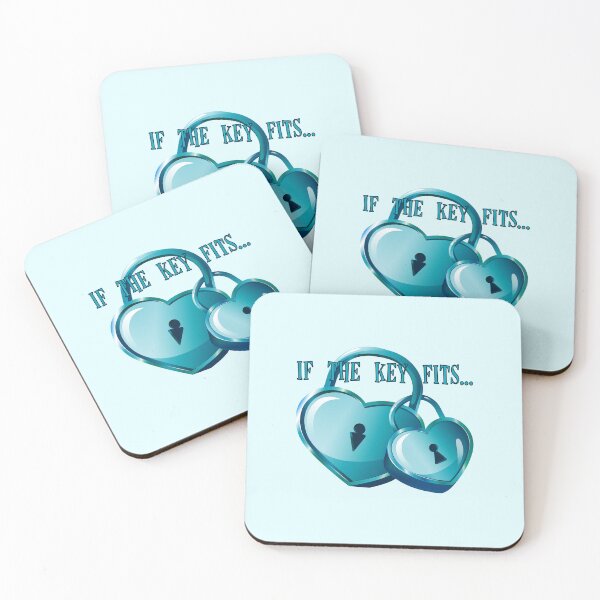 Item preview, If the Key Fits...(Aqua) designed and sold by PawsitiveMum.