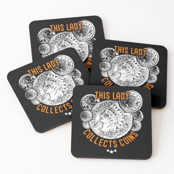 Item preview, This lady collects coins, USA coin collector designed and sold by DiggerGifts4U.