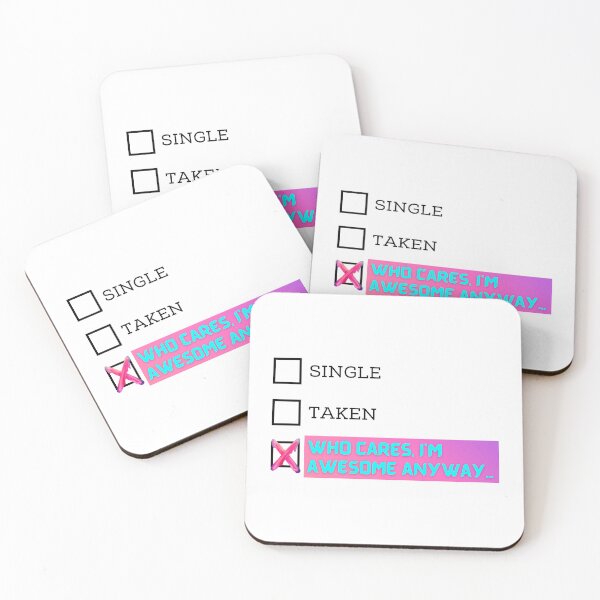 Item preview, Single Taken Who Cares I'm Awesome designed and sold by KryptonianBoy.