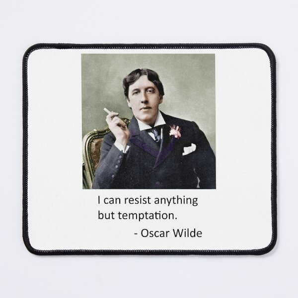 Item preview, Oscar Wilde quote designed and sold by MichaelEpp.