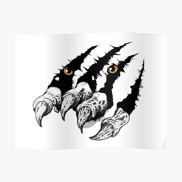 tiger claw Poster