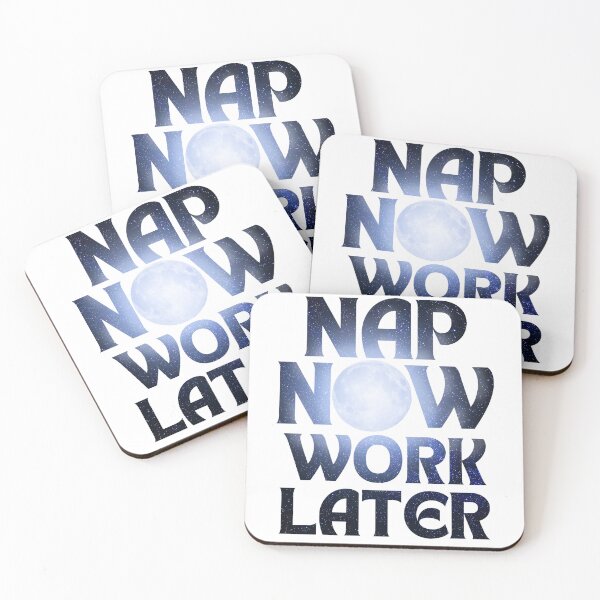 Item preview, Nap now Work later moonlight in the stars designed and sold by Chaos-Touch.