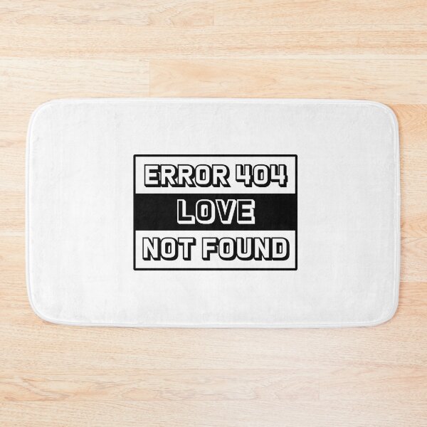 Item preview, Error 404 Love Not Found - Programador Anti Valentines Day designed and sold by TiiNGA.