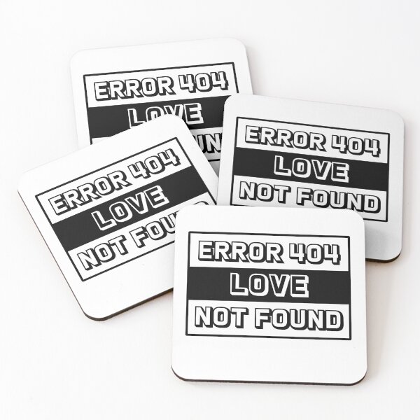 Item preview, Error 404 Love Not Found - Anti Valentines Day Programmer designed and sold by TiiNGA.