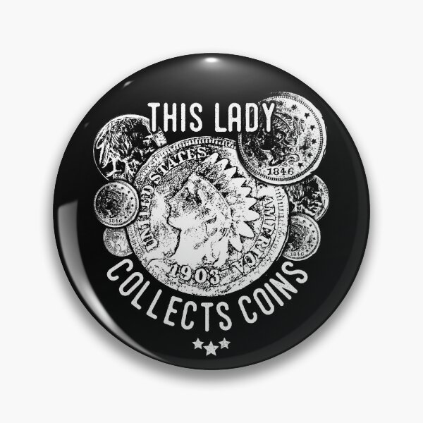 Item preview, Ladies numismatics USA coin collector designed and sold by DiggerGifts4U.