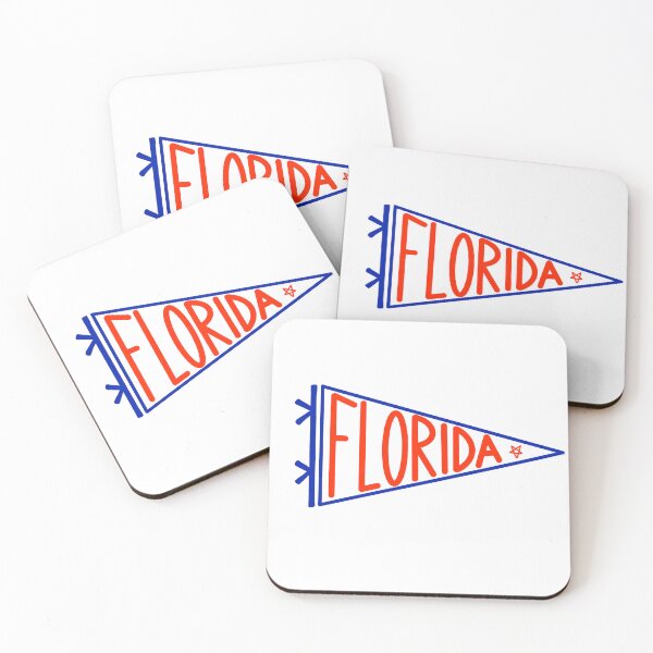 Item preview, Florida Blue and Orange Flag Banner Pennant designed and sold by sorooart.