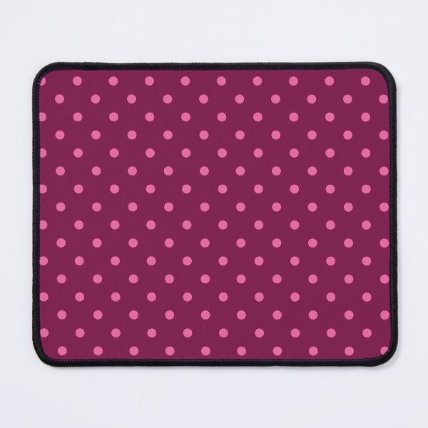 Item preview, Retro pink polka dots Valentine's burgundy pattern designed and sold by Dana Du.