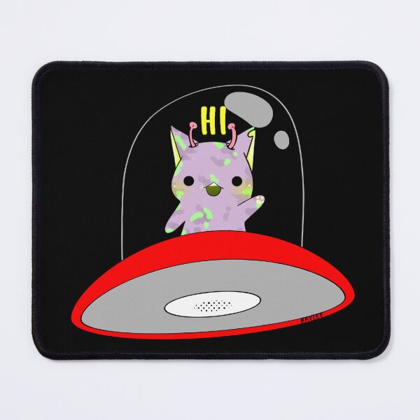Item preview, Siki The Friendly Alien Cat designed and sold by Serotonin4u.