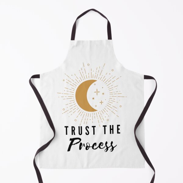 Item preview, Trust the Process with Glowing Crescent Moon and Stars designed and sold by SMillustrations.