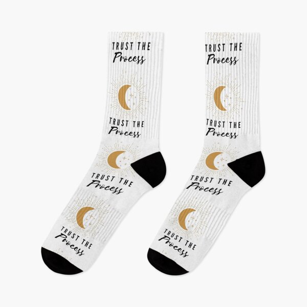 Item preview, Trust the Process with Glowing Crescent Moon and Stars designed and sold by SMillustrations.