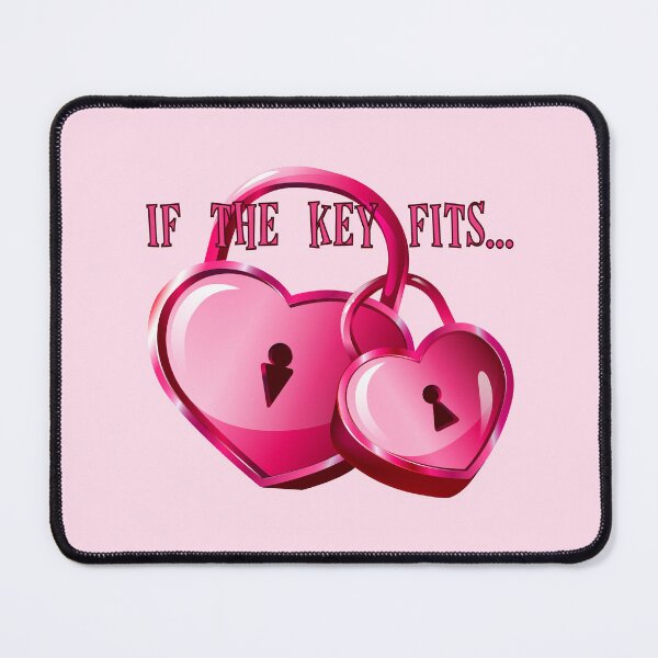 Item preview, If the Key Fits...(Pink) designed and sold by PawsitiveMum.