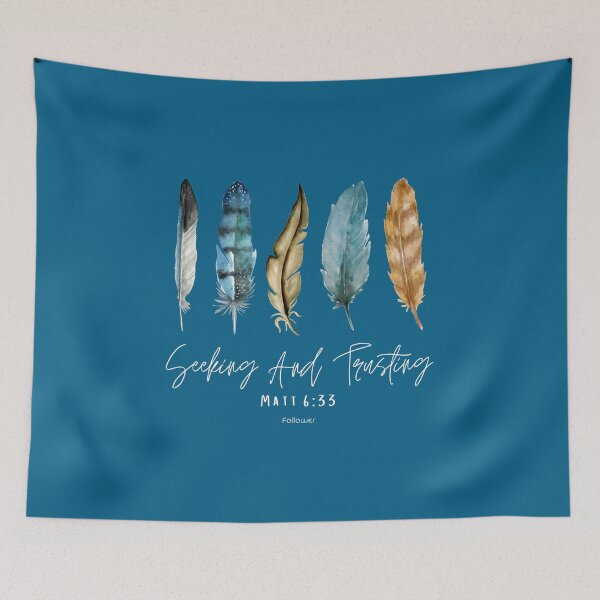 Item preview, Seeking and Trusting (Matt 6:33) designed and sold by BravenWild.