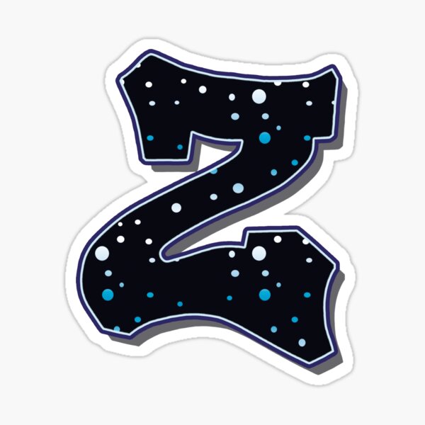Letter Z - Dots Sticker