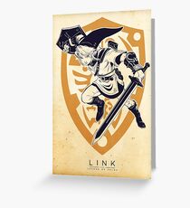 The Legend of Zelda - Link Greeting Card