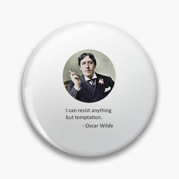Item preview, Oscar Wilde quote designed and sold by MichaelEpp.