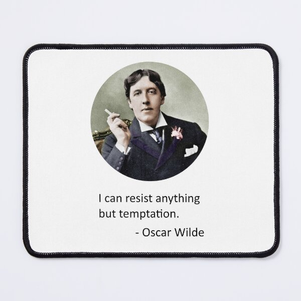 Item preview, Oscar Wilde quote designed and sold by MichaelEpp.