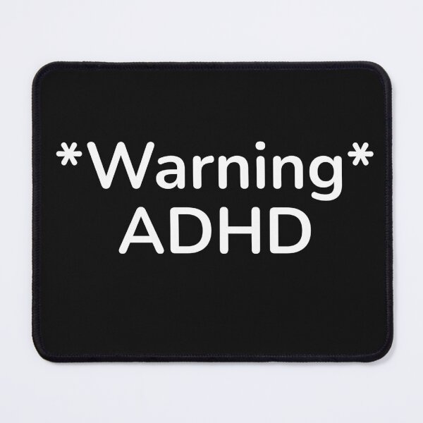 Item preview, ADHD warning! designed and sold by Joegoesharder .