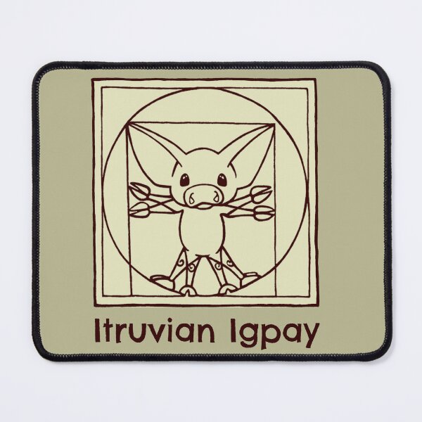 Item preview, Vitruvian Pig in Latin designed and sold by sandpiperstudio.