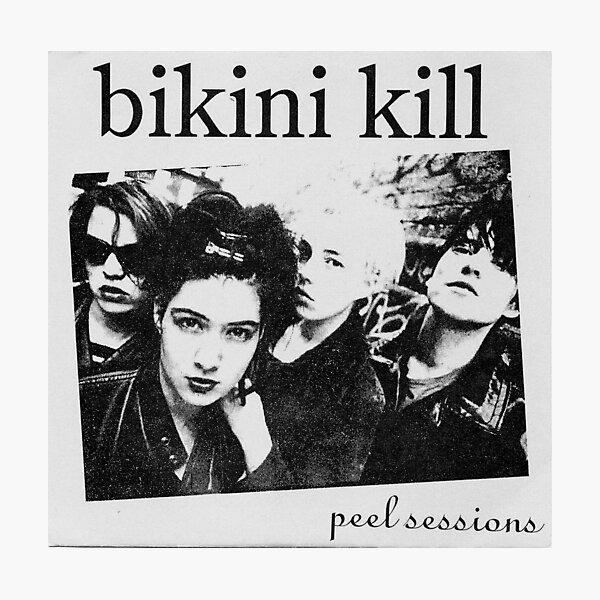 Item preview, bikini kill t shirt poster rebel girl designed and sold by Matilda85.
