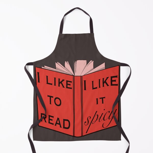 Item preview, I like to read, I like it spicy - red designed and sold by gaslight-n.