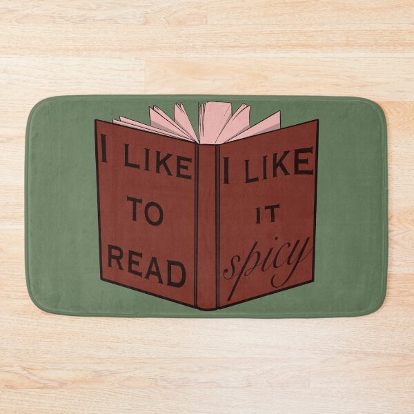 Item preview, I like to read, I like it spicy - brown designed and sold by gaslight-n.