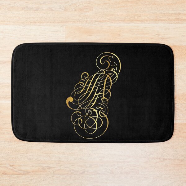 Item preview, Ornamental Letter A, Golden Monogram, Gold Monogram Ornament designed and sold by PROMEN Creativity.