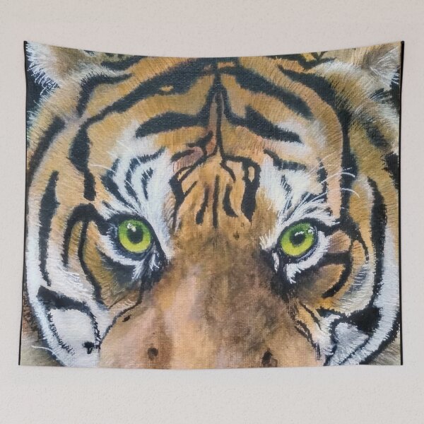 Artikelvorschau, Nahaufnahme eines Tigers entworfen und verkauft von SylvieG18.