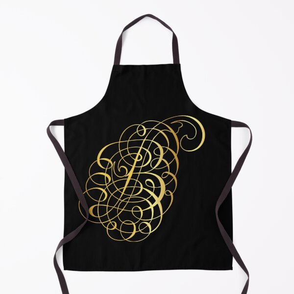 Item preview, Ornamental Letter B, Golden Monogram, Gold Monogram Ornament designed and sold by PROMEN Creativity.