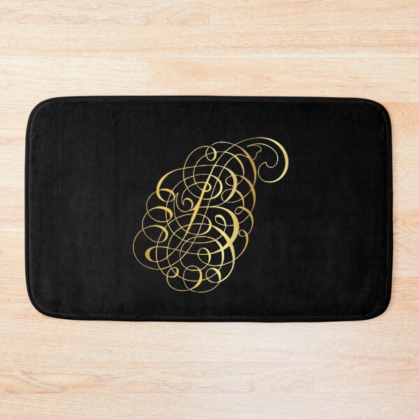 Item preview, Ornamental Letter B, Golden Monogram, Gold Monogram Ornament designed and sold by PROMEN Creativity.