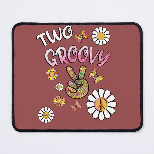 Item preview, Twosday Birthday Retro Peace Sign, Butterflies & Daisies Two Groovy designed and sold by tamdevo1.