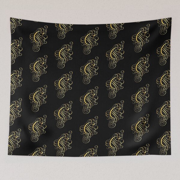 Item preview, Ornamental Letter C, Golden Monogram, Gold Monogram Ornament designed and sold by PROMEN Creativity.