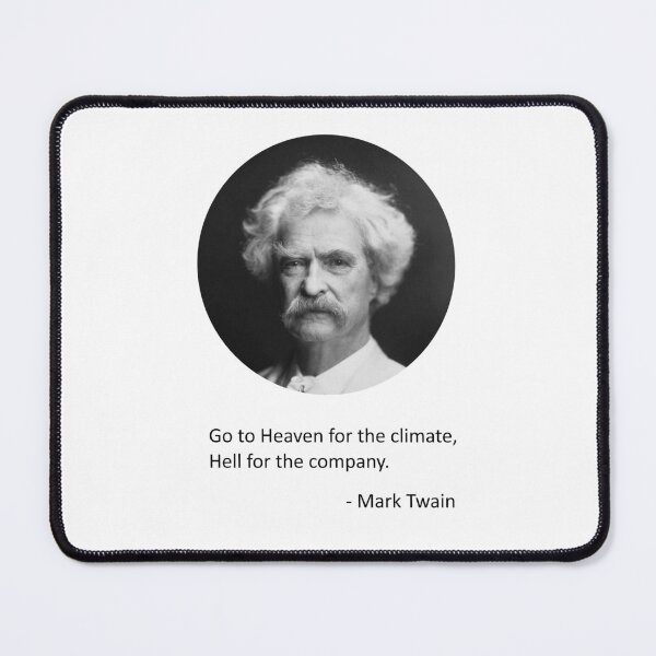 Item preview, Mark Twain quote designed and sold by MichaelEpp.
