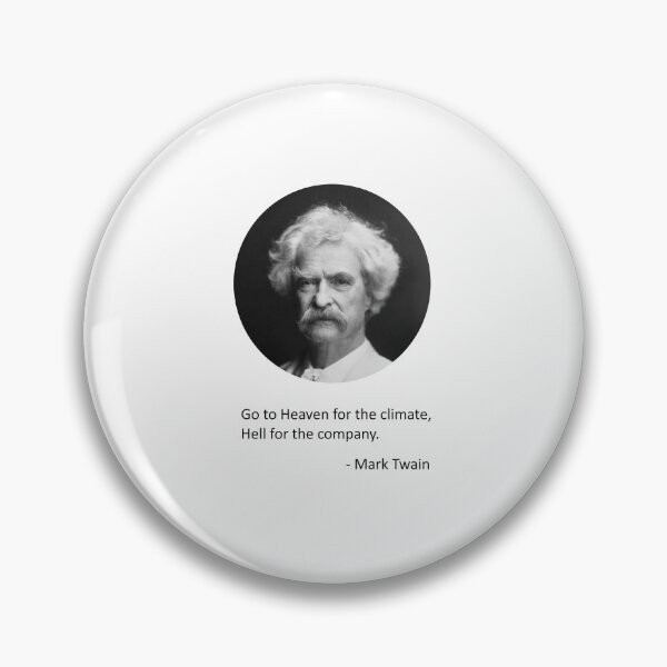 Item preview, Mark Twain quote designed and sold by MichaelEpp.