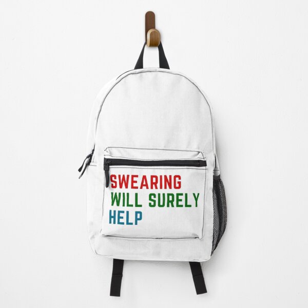 Item preview, Copy of Funny Saying , Swearing will Surely Help , for a mom gift or a gift of the birthday , Strong Inspirational designed and sold by Fokma.