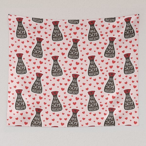 Item preview, Funny Valentines Day Pun - You are SOY awesome designed and sold by hitechmom.